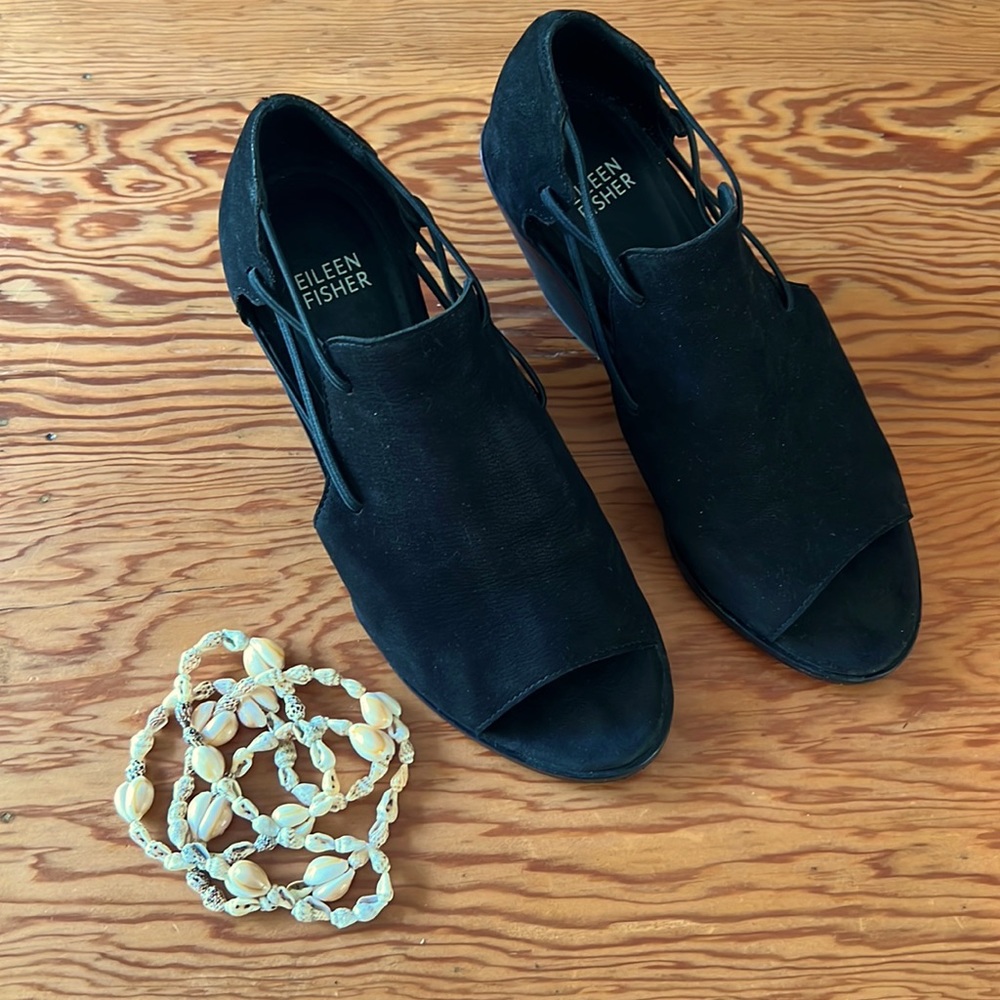 Eileen Fisher Alfie Cutout Sandals 7